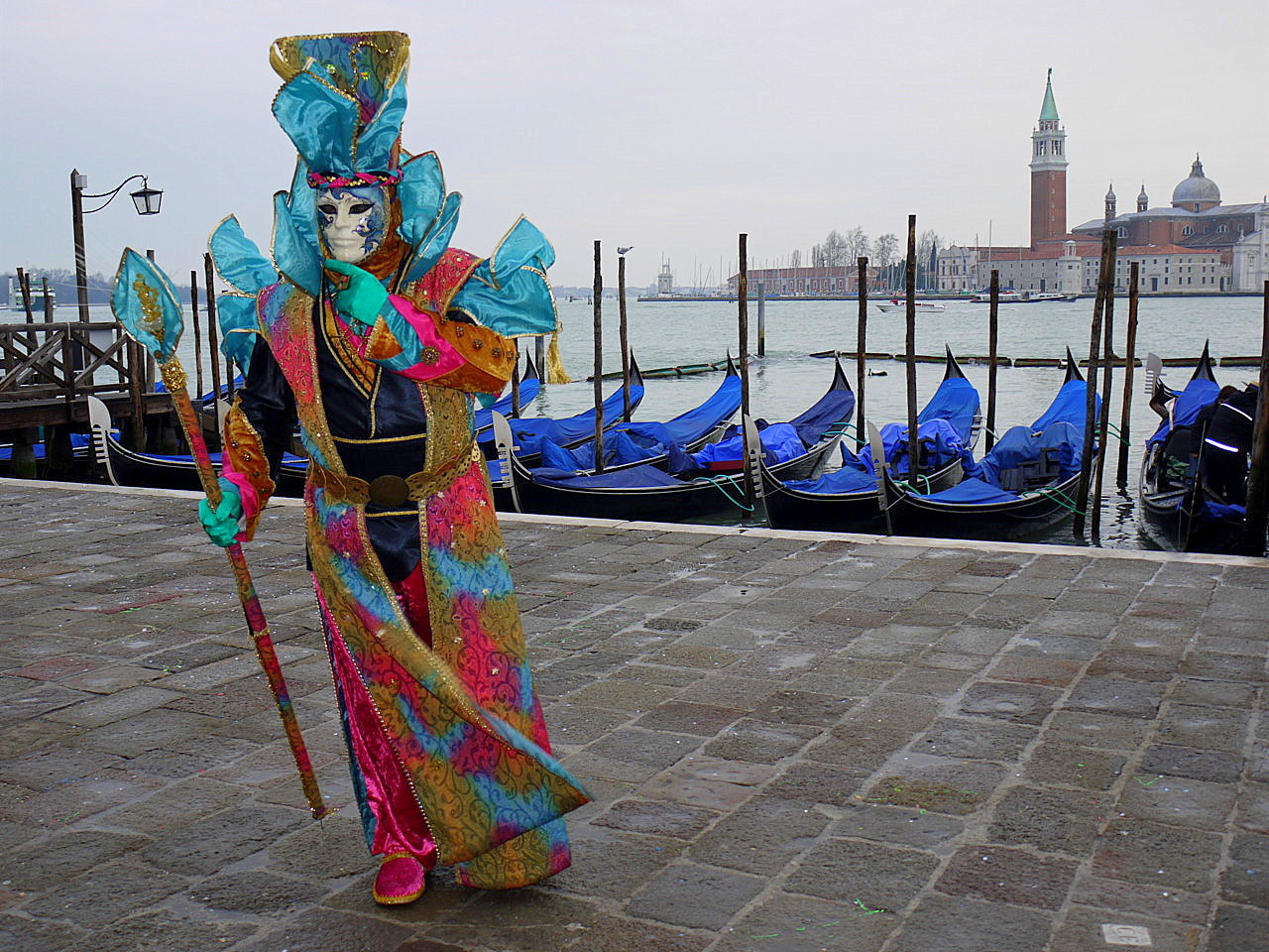 Venice gondolas